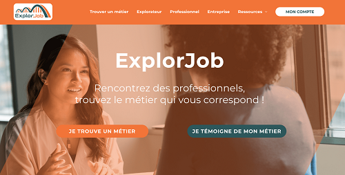 Copie écran site explorjob